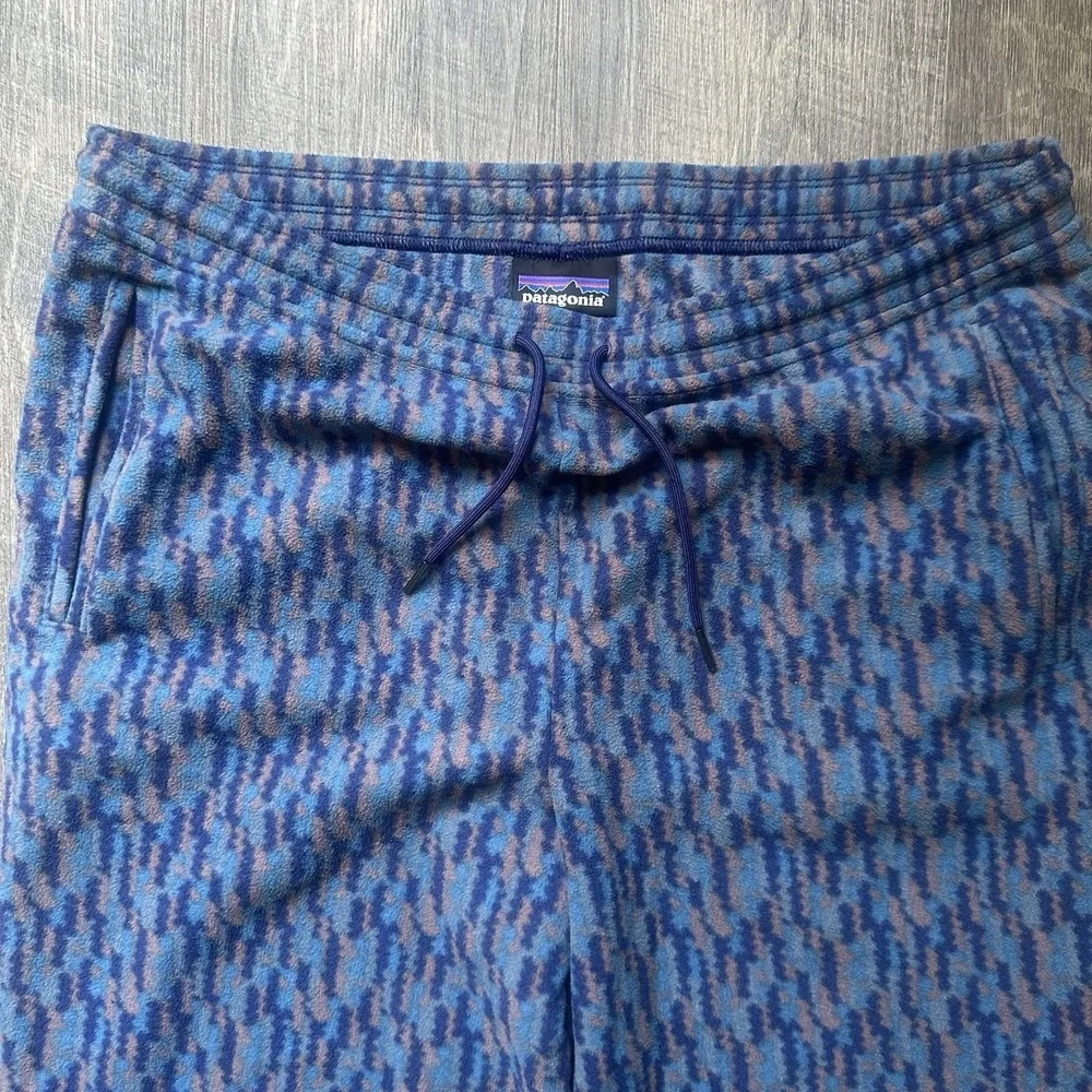 Patagonia Fleece Pants Sweats‎ Bottoms Men's XL Pattern Aztec Trippy Vintage